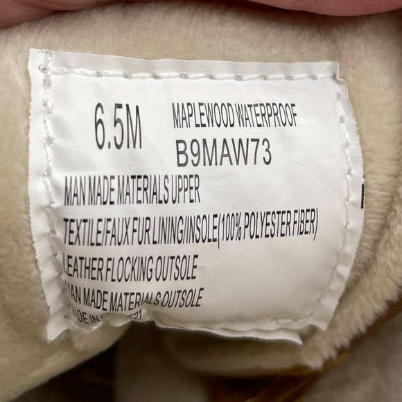 JBU Women's Maplewood Water-Resistant Mid Calf Lace-up Duck Boots, Navy Size 6.5 - Picture 7 of 9